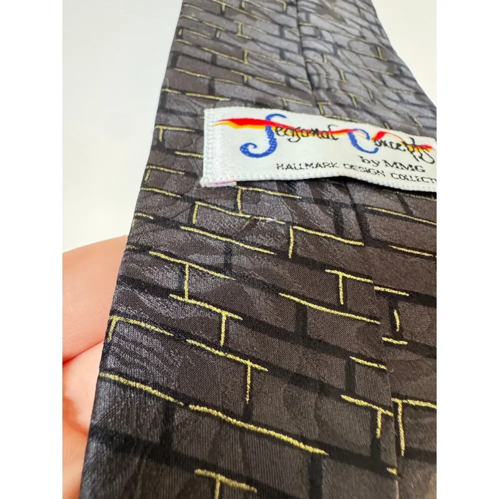 Vintage 1996 Hallmark Halloween Tie Ghost Blues Band Novelty Necktie 90s Retro